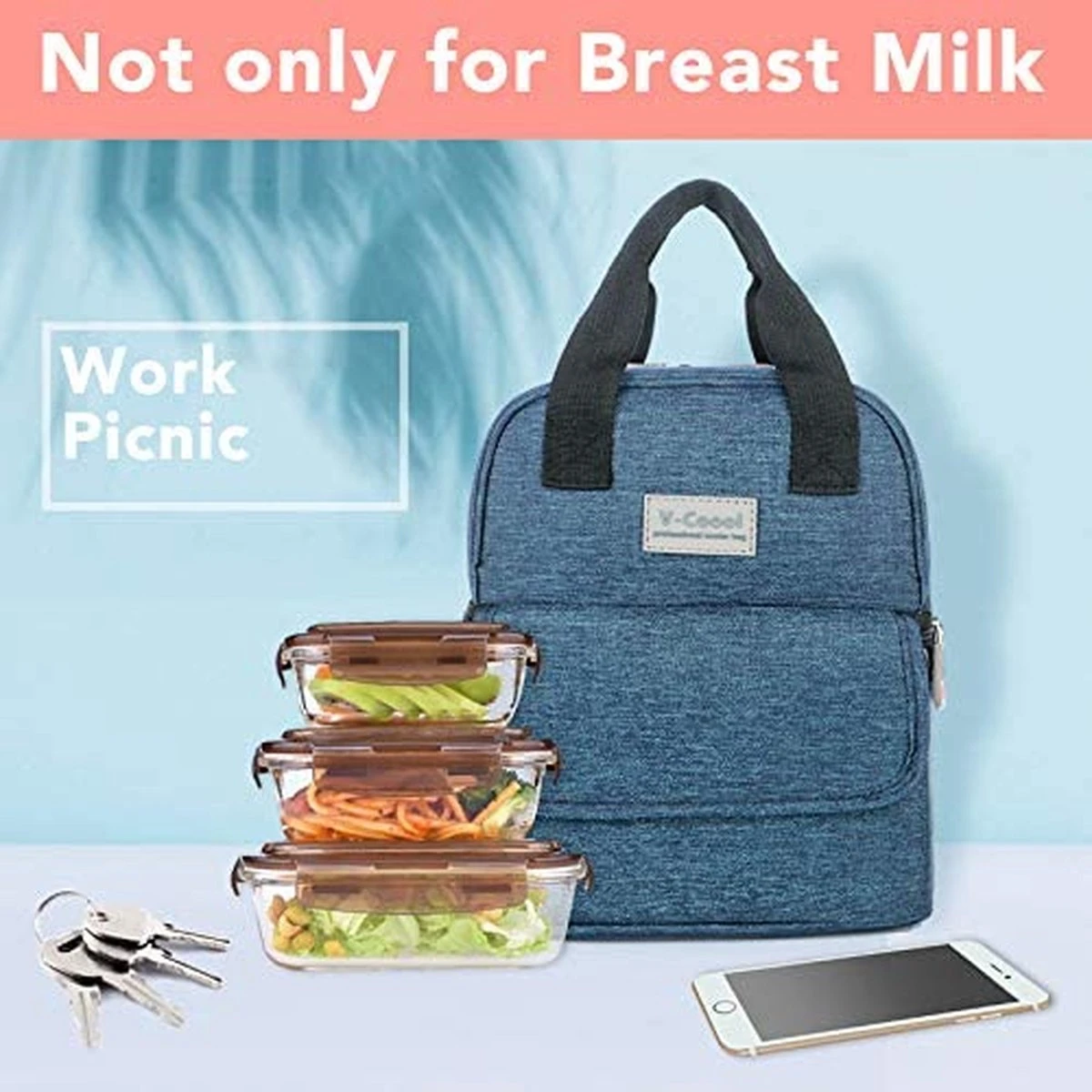 Zyorenc Sac Glacière Lait Maternel Transport Déjeuner Sac Isotherme Biberon Bébé 7 Zyorenc Sac Glacière Lait Maternel Transport Déjeuner Sac Isotherme Biberon Bébé – Image 7