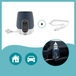 Bundle Babymoov Nourriture Pour Bébé- Et Chauffe-biberon NutriSmart (Home & Car) & Bols ISY - 6 Bocaux De Conservation En Verre - 250 Ml -Bébé Soldes Boutique 1200x1200 362