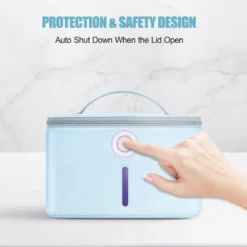 Stérilisateur 59s, Trousse De Beauté Softshell. Pour Stériliser Divers Objets, Comme Un Masque Buccal, Un Téléphone, Des Clés, Des Outils De Maquillage, Du Matériel De Coiffure, Etc.