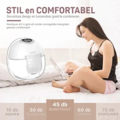 XOOZI PROFI - Tire-lait électrique Sans Fil - Mains Libres Et Portable - Sans BPA - Incl. 20 Sachets De Conservation Du Lait Maternel - Série PRO -Bébé Soldes Boutique 1200x1200 467