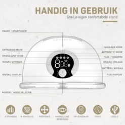 XOOZI PROFI - Tire-lait électrique Sans Fil - Mains Libres Et Portable - Sans BPA - Incl. 20 Sachets De Conservation Du Lait Maternel - Série PRO -Bébé Soldes Boutique 1200x1200 468