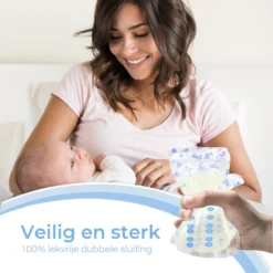 Jomek Sacs De Conservation Du Lait Maternel - Sacs D' Allaitement - 100 Pièces - 240 ML - (Sans BPA) -Bébé Soldes Boutique 1200x1200 493