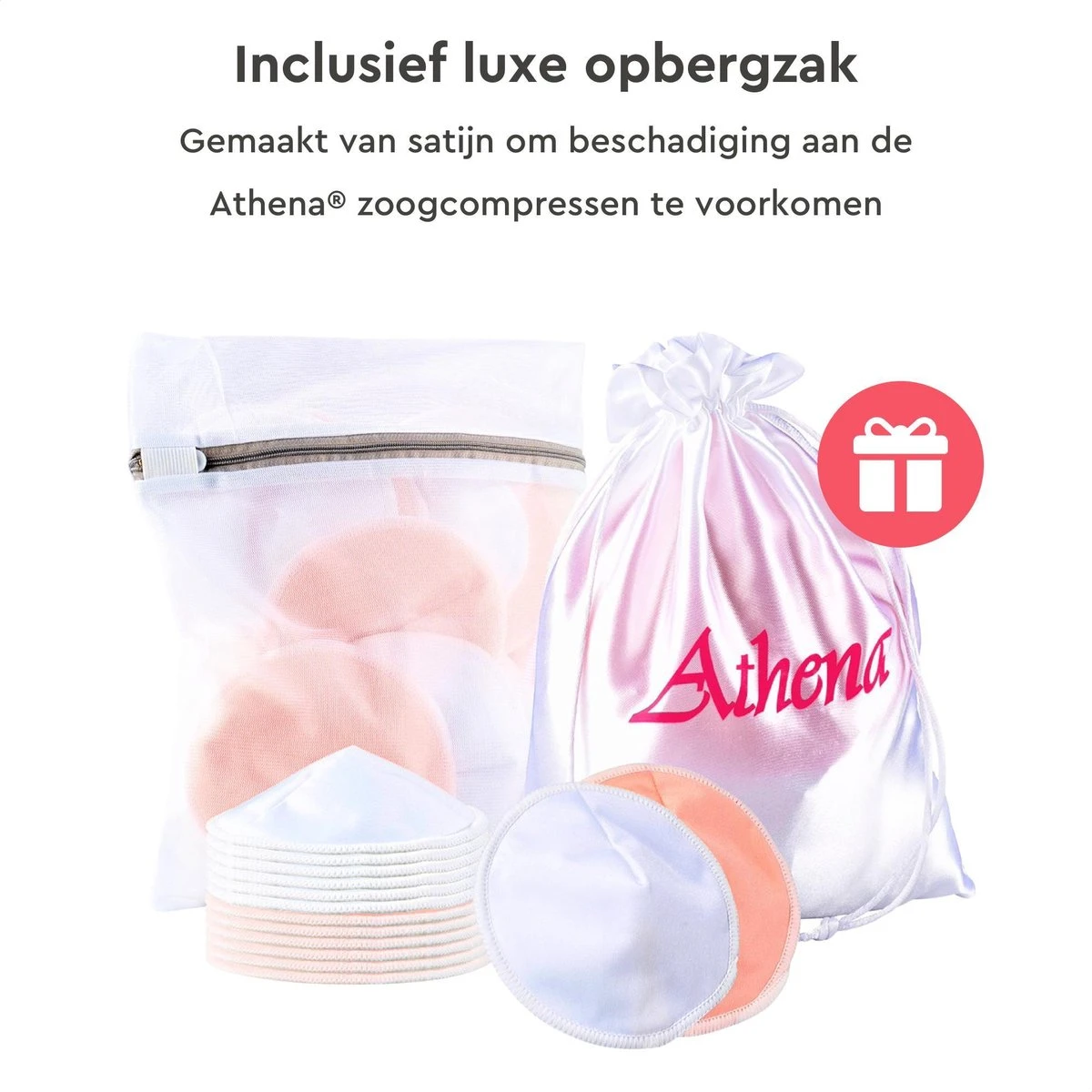 Coussinets D'allaitement Lavables De Qualité Supérieure (12 Pièces De 12 Cm De Diamètre) - Coussinets D'allaitement Lavables - Comprend Un Sac Pour Machine à Laver Et Un Sac De Rangement En Satin| Athéna 3 Coussinets D'allaitement Lavables De Qualité Supérieure (12 Pièces De 12 Cm De Diamètre) - Coussinets D'allaitement Lavables - Comprend Un Sac Pour Machine à Laver Et Un Sac De Rangement En Satin| Athéna – Image 3