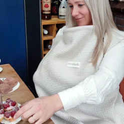 Moments Tissu D'allaitement Premium, Sable, OEKO-TEX, Respirant, Tissu D'allaitement De Luxe, Tablier D'allaitement, Tissu élégant, Gaufre -Bébé Soldes Boutique 1200x1200 598