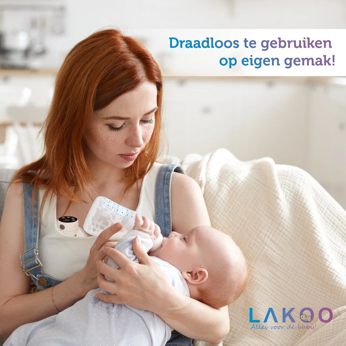 Lakoo Handsfree Breast Pump - Tire-lait - Tire-lait Mains Libres - Tire-lait électrique - Batterie Rechargeable - Tire-laits- Wit 2 Lakoo Handsfree Breast Pump - Tire-lait - Tire-lait Mains Libres - Tire-lait électrique - Batterie Rechargeable - Tire-laits- Wit – Image 2