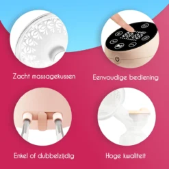 NurtureGoods Dual Efficace - Smart 3.0 - Tire-lait électrique Double Rechargeable - Comprend Un Biberon 2x180 Ml, Un Journal De Pompe Et Une Tétine 17 NurtureGoods Dual Efficace - Smart 3.0 - Tire-lait électrique Double Rechargeable - Comprend Un Biberon 2x180 Ml, Un Journal De Pompe Et Une Tétine -Bébé Soldes Boutique 1200x1200 694