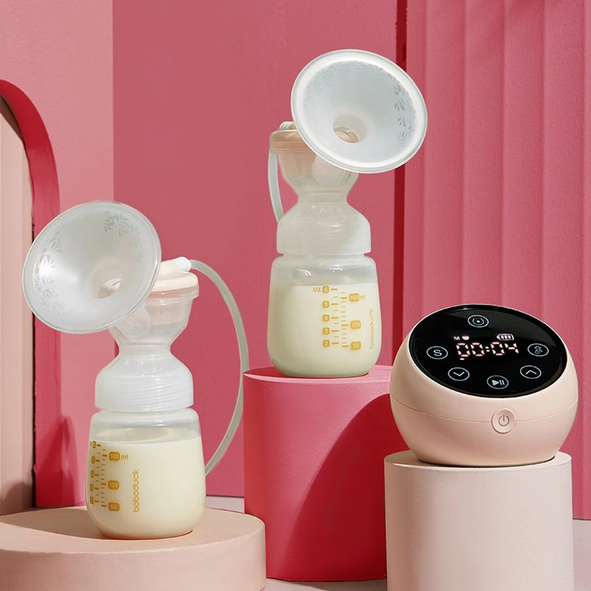 NurtureGoods Dual Efficace - Smart 3.0 - Tire-lait électrique Double Rechargeable - Comprend Un Biberon 2x180 Ml, Un Journal De Pompe Et Une Tétine 9 NurtureGoods Dual Efficace - Smart 3.0 - Tire-lait électrique Double Rechargeable - Comprend Un Biberon 2x180 Ml, Un Journal De Pompe Et Une Tétine – Image 9