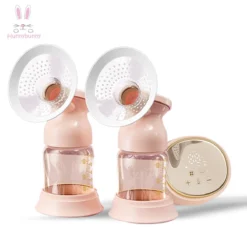 Tire-lait électrique Noekie® Double Avec 6 Coussinets D' Compresses D'allaitement, Différents Niveaux Et Modes D'aspiration - Incl. Écran LCD Et écran Tactile HD - Tire-lait électrique - Silencieux Et Sans BPA