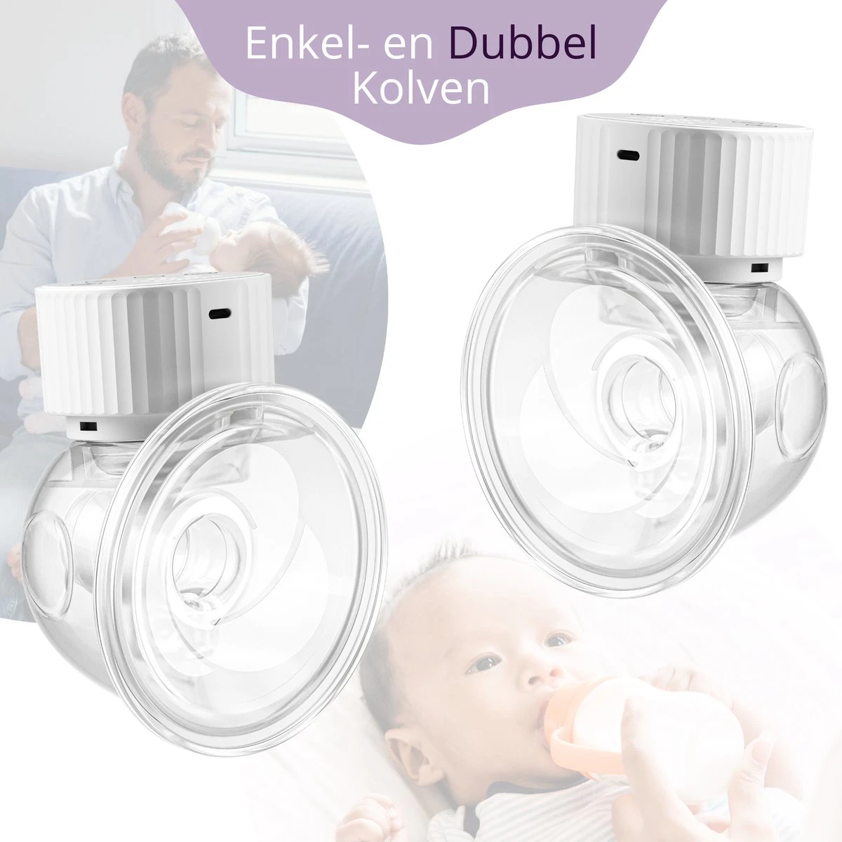 BELOOVD Mains Libres - Tire-Lait Electrique Sans Fil - Portable - Sans BPA - Rechargeable - Pompe Comfort Mains Libres - Elvie Alternatief 10 BELOOVD Mains Libres - Tire-Lait Electrique Sans Fil - Portable - Sans BPA - Rechargeable - Pompe Comfort Mains Libres - Elvie Alternatief – Image 10