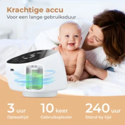 Nuvance - Tire-lait électrique - Mains Libres - 27 Positions - Biberon Inclus - Batterie Rechargeable - 180 Ml - Tire-lait Manuel - Sans BPA -Bébé Soldes Boutique 1200x1200 736