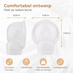 Nuvance - Tire-lait électrique - Mains Libres - 27 Positions - Biberon Inclus - Batterie Rechargeable - 180 Ml - Tire-lait Manuel - Sans BPA -Bébé Soldes Boutique 1200x1200 739