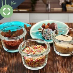 Klarstein Set De 6 Klarstein Aliments Pour Bébés - Étanches - Glas - Couvercles Colorés Aux Couleurs De L'arc-en-ciel - Goût Neutre -Bébé Soldes Boutique 1200x1200 871