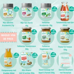 S&F - BIO Babyfood - Pack Découverte Pour Bébés - Début De La Diversification Alimentaire - 6m + -Bébé Soldes Boutique 1200x1200 917