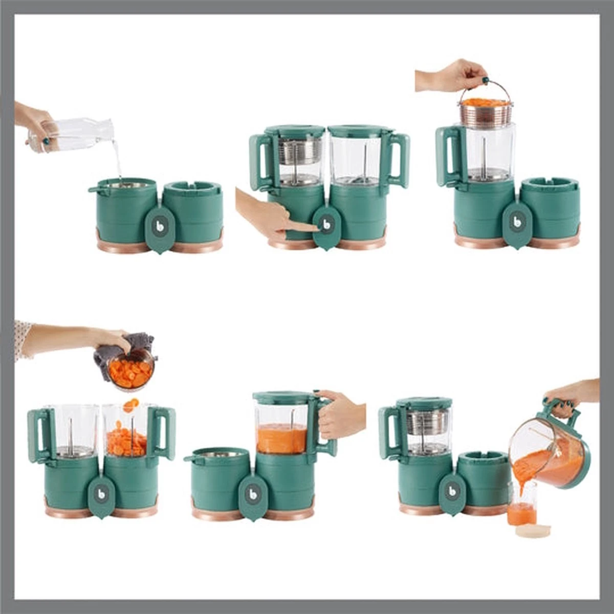 Bundle Babymoov Nutribaby Glass & Sachets Réutilisables ISY (20 Pièces) 4 Bundle Babymoov Nutribaby Glass & Sachets Réutilisables ISY (20 Pièces) – Image 4