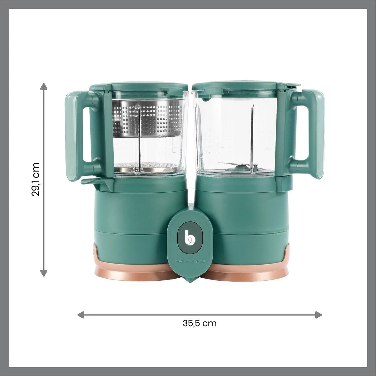 Bundle Babymoov Nutribaby Glass & Sachets Réutilisables ISY (20 Pièces) 5 Bundle Babymoov Nutribaby Glass & Sachets Réutilisables ISY (20 Pièces) – Image 5