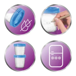 Tasses De Conservation Des Aliments Philips Avent SCF721 / 20 - 180 Ml Et 240 Ml - 20 Pièces -Bébé Soldes Boutique 1200x1200 983