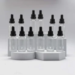 Yizhao Flacon Compte-gouttes 30 Ml Transparent, Flacon Pipette En Glas Avec [compte-gouttes En Verres ], Flacon De Pharmacie Pour Huile Essentielle, Huiles De Parfum, Aromathérapie, Parfums, Liquide - 12 Pièces