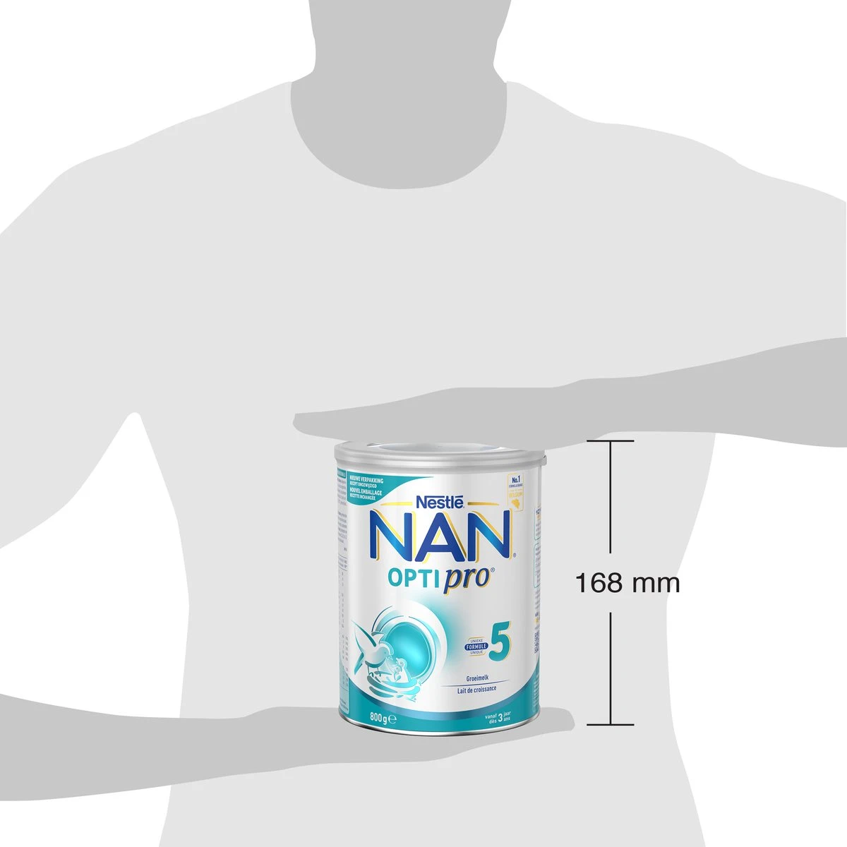 Nestlé® Nestlé - Nan Optipro 5 – Lait De Croissance Dés 3 Ans – Bébé Lait Maternisé - 1 X 800 Gr 2 Nestlé® Nestlé - Nan Optipro 5 – Lait De Croissance Dés 3 Ans – Bébé Lait Maternisé - 1 X 800 Gr – Image 2
