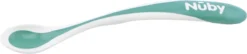 Nuby - Cuillères Sensibles à La Chaleur Brevetées - Pack De 4 - Bleu - 3m+ -Bébé Soldes Boutique 1200x264