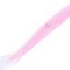 Cuillère En Silicone Pour Bébé 3 Pièces - Aliments Pour Bébé - Rose - Couverts - Cuillère Souple - Cuillère Pour Bébé - Alimentation - Manger