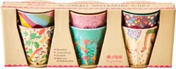Ensemble De Gobelets En Mélamine Rice Diverses Images / 6 Pièces