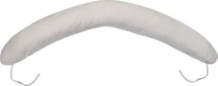 Housse De Coussin D'allaitement Amy Uni Grijs De Mamaloes 66771