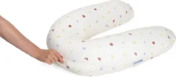Doomoo Buddy Cover - Housse Pour Coussin D'allaitement Buddy - Coton Organique - 180 Cm - Happy Colors -Bébé Soldes Boutique 1200x524 1
