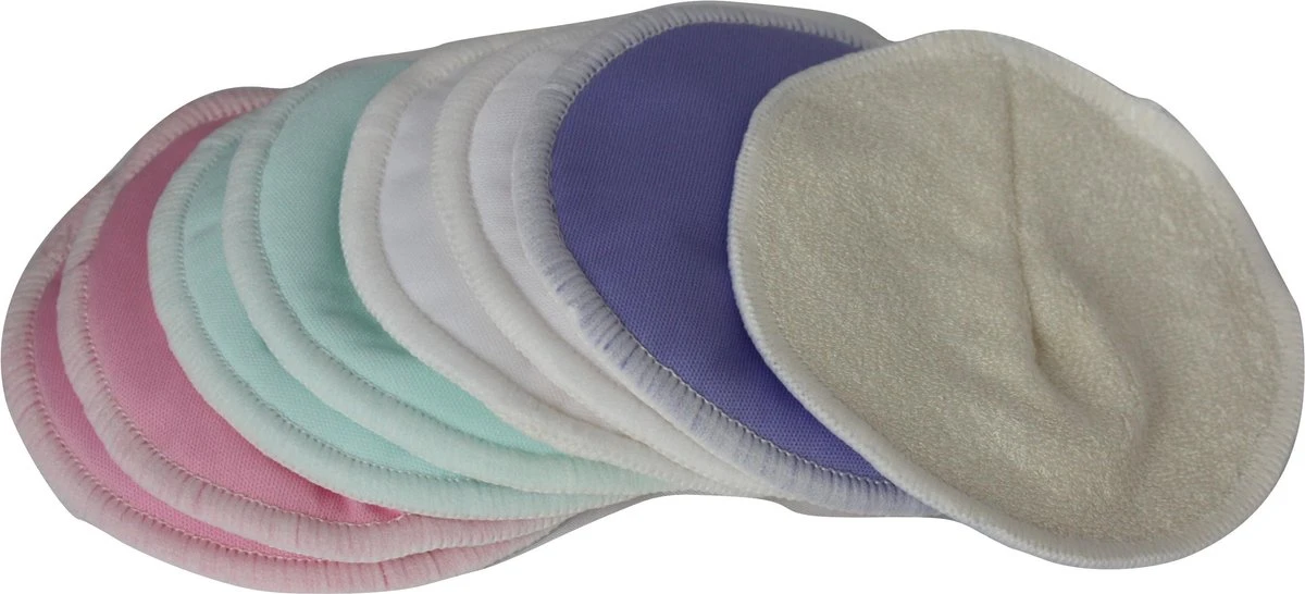 Coussinets D'allaitement Lavables / Coussinets D'allaitement En Bambou Petit, Avec Sac De Rangement (choisi Au Hasard) 3 Coussinets D'allaitement Lavables / Coussinets D'allaitement En Bambou Petit, Avec Sac De Rangement (choisi Au Hasard) – Image 3