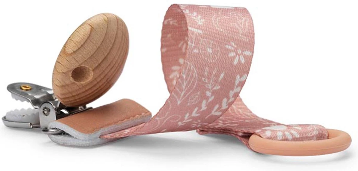 Elodie Attache-tétine Bois - Attache-tétine - Attache-tétine - Attache-tétine - Attache-tétine - Singe Sunrise Pink 2 Elodie Attache-tétine Bois - Attache-tétine - Attache-tétine - Attache-tétine - Attache-tétine - Singe Sunrise Pink – Image 2