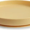 Mushie - Assiette En Silicone Avec Ventouse - Assiettes & Bols - Jonquille