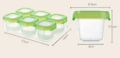 Fiorire Boîtes De Conservation Des Aliments Pour Nourriture Pour Bébé Avec Cuillère Gratuite - Sans BPA - Boîtes De Congélation - Pour La Maison Et En Déplacement -Bébé Soldes Boutique 1200x585 2