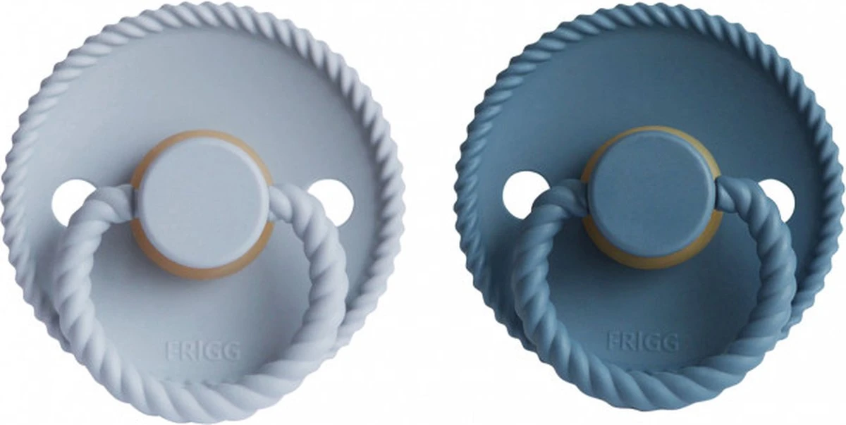 Frigg Attache-sucette Ocean View/ Blue Poudré T1 0-6 Mois (2 Pièces) 1 Frigg Attache-sucette Ocean View/ Blue Poudré T1 0-6 Mois (2 Pièces)