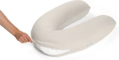 Doomoo Buddy Cover - Housse Pour Coussin D'allaitement Buddy - Coton Organique - 180 Cm - Tetra Jersey Sand -Bébé Soldes Boutique 1200x607
