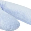 Oreiller De Grossesse Snoozzz Oreiller De Corps Oreiller De Sommeil Latéral - Avec Housse Amovible Douce - 185 Cm - Bleu Bébé