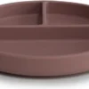Mushie - Assiette à Compartiments En Siliconen Avec Ventouse - Assiettes & Bols - Marmotte