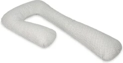 Coussin D'allaitement - Coussin De Maternité - Grand - 100% Coton - Losanges Gris