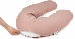 Doomoo Basics Comfy Big - Coussin D'allaitement - Coton Biologique - 190cm - Tetra Pink -Bébé Soldes Boutique 1200x630