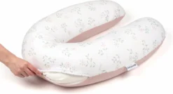 Doomoo Buddy - Coussin D'allaitement Et De Grossesse - Coton Organique - 180cm - Spring Pink -Bébé Soldes Boutique 1200x649