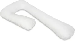 Coussin D'allaitement - Coussin De Grossesse - Grand - 100% Coton - Triangles Blanc/gris - Blanc -Bébé Soldes Boutique 1200x654 1