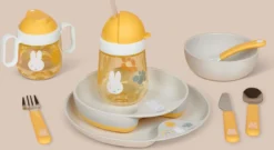 Mepal Mio - Assiette Pour Enfants - Peut être Mise Au Micro-ondes - Nijntje Explore - Léger - Encoche Pratique - Peut Prendre Des Coups -Bébé Soldes Boutique 1200x654 2