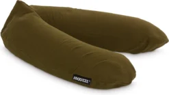 Snoozzz De Grossesse Oreiller De Couchage Latéral - Rembourrage Micro Perlé Silencieux - 185 Cm - Bronze