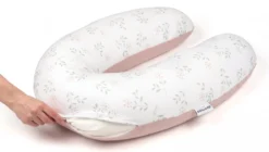 Doomoo Buddy Cover - Housse Pour Coussin D'allaitement Buddy - Coton Organique - 180 Cm - Spring Pink -Bébé Soldes Boutique 1200x678 2