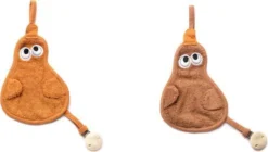 Timboo Lot De 2 - Timboo Bamboo - Chiffon Tut - Canard - Chiffon Câlin - 2 Pièces - Marron Noisette + Rouille Inca