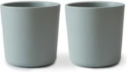 Tasse à Boire Mushie | SALOPETTE | Tasses | 2 Pièces | Nuage | Coupe | Tasse De Pratique | Gris | Gris -Bébé Soldes Boutique 1200x684 1