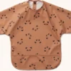 SFT Products Bébé à Manches Longues - Panda Brun Rouille - GRAND - 3 à 4 Ans - Imperméable - Bavoir à Manches Longues - Bavoir Avec Tablier