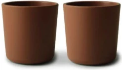 Tasse à Boire Mushie | SALOPETTE | Tasses | 2 Pièces | Vanille | Coupe | Tasse De Pratique | Vanille | Beige -Bébé Soldes Boutique 1200x691 1