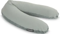 Oreiller De Grossesse Snoozzz Oreiller De Corps Oreiller De Sommeil Latéral - Avec Housse Amovible Extra Douce - 185 Cm - Teddy Stone