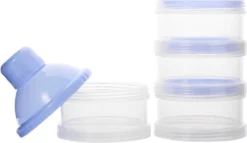 Babylatte® - Tour De Lait En Poudre - Sans BPA - Conteneurs De Stockage De Poudre Pour Bébé - Boîte Doseuse -- Tour De Poudre - Layette - Cadeau De Maternité - Bleu - 5 Couches -Bébé Soldes Boutique 1200x694 7