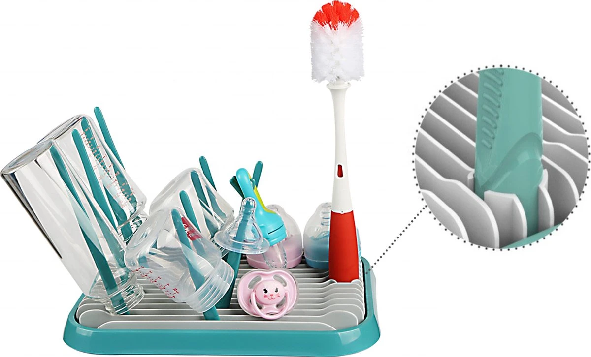 Égouttoir à Vaisselle - Égouttoir - Égouttoir - Casier à Bouteilles - Bouteilles De Bouillie - Rose 7 Égouttoir à Vaisselle - Égouttoir - Égouttoir - Casier à Bouteilles - Bouteilles De Bouillie - Rose – Image 7