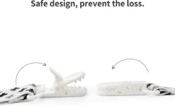 Lot De 4 Attaches De Chaîne De Tétine Pour Bébé, Chaîne De Tétine Légère Pour Nouveau-nés Filles Et Garçons -Bébé Soldes Boutique 1200x727